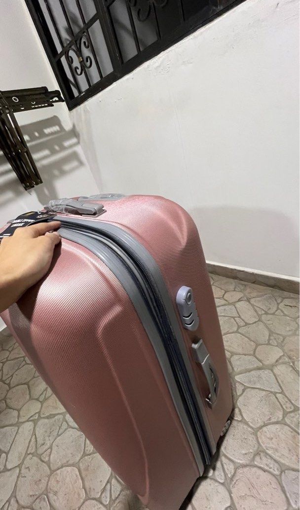 Goldleaf pastel pink luggage Ultra Light