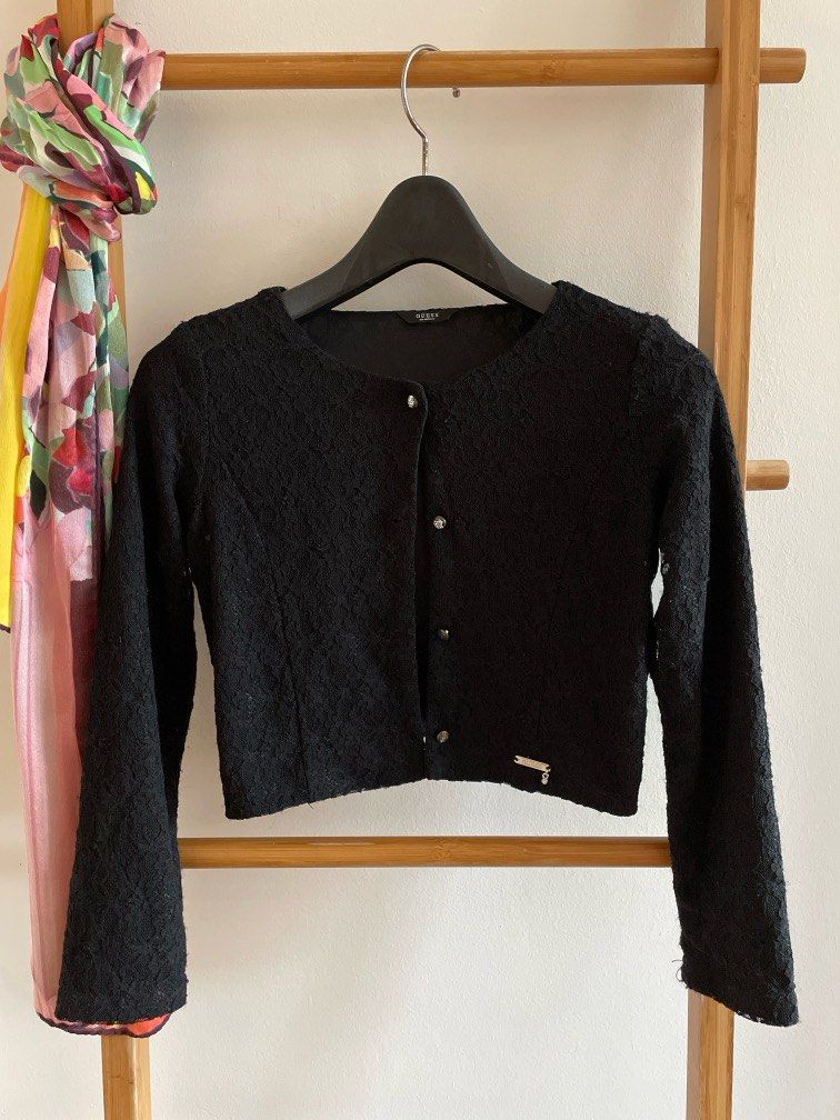 Childrens black cardigan sale