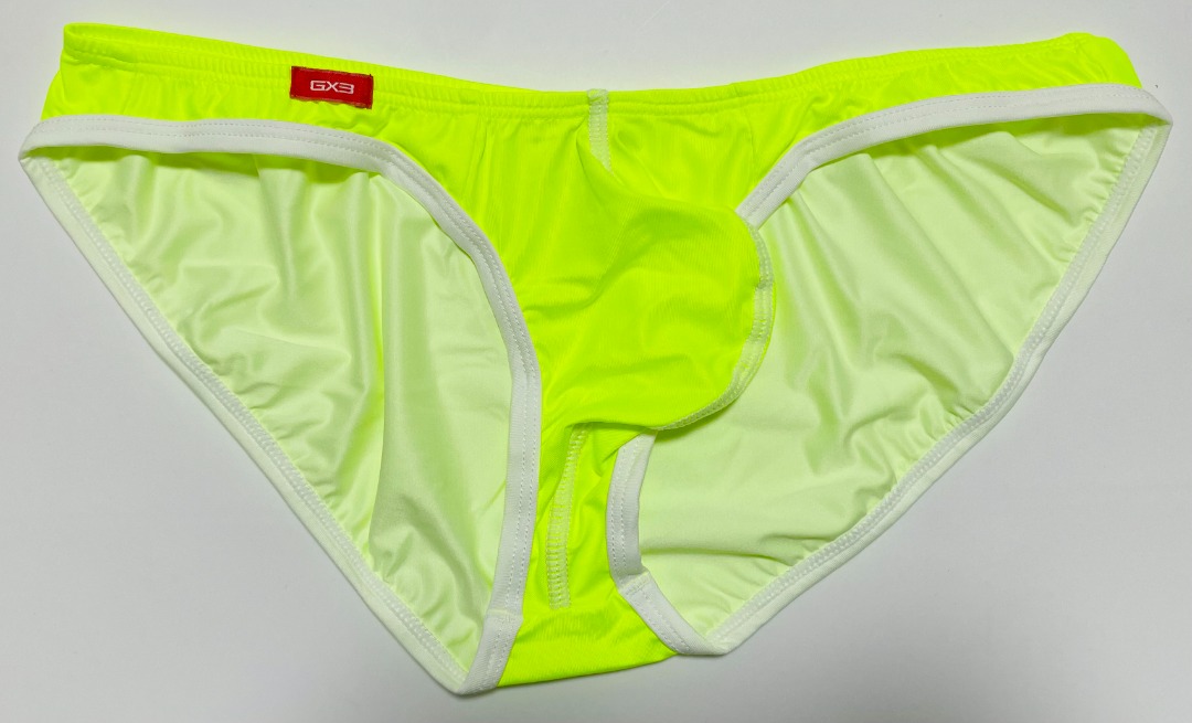 gx3 gloss neon ultra v bikini - yellow - M and L size, Men's Fashion ...