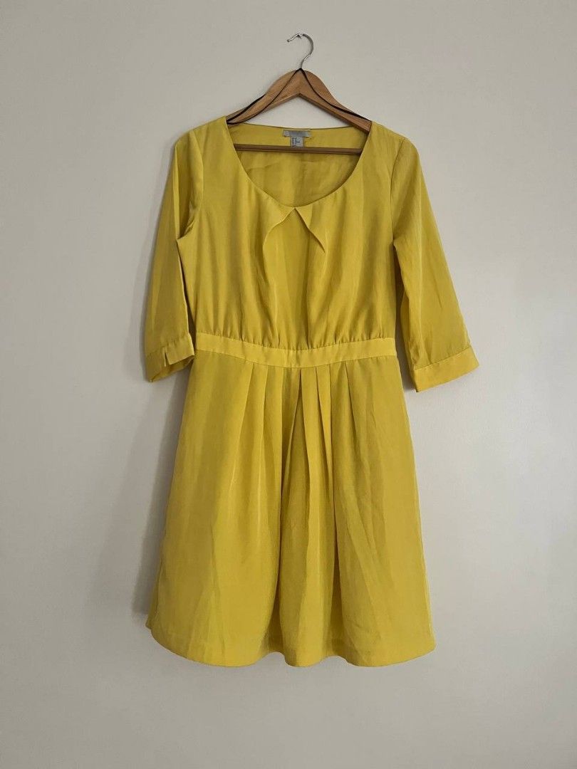 H M Yellow Dress Women s Fashion Dresses Sets Dresses on