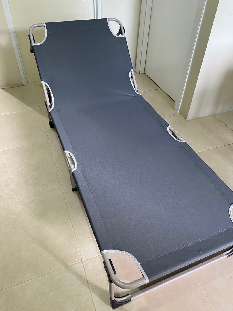 Heavy duty Folding Bed with 4” Uratex mattress WITH FREE EXTRA BED