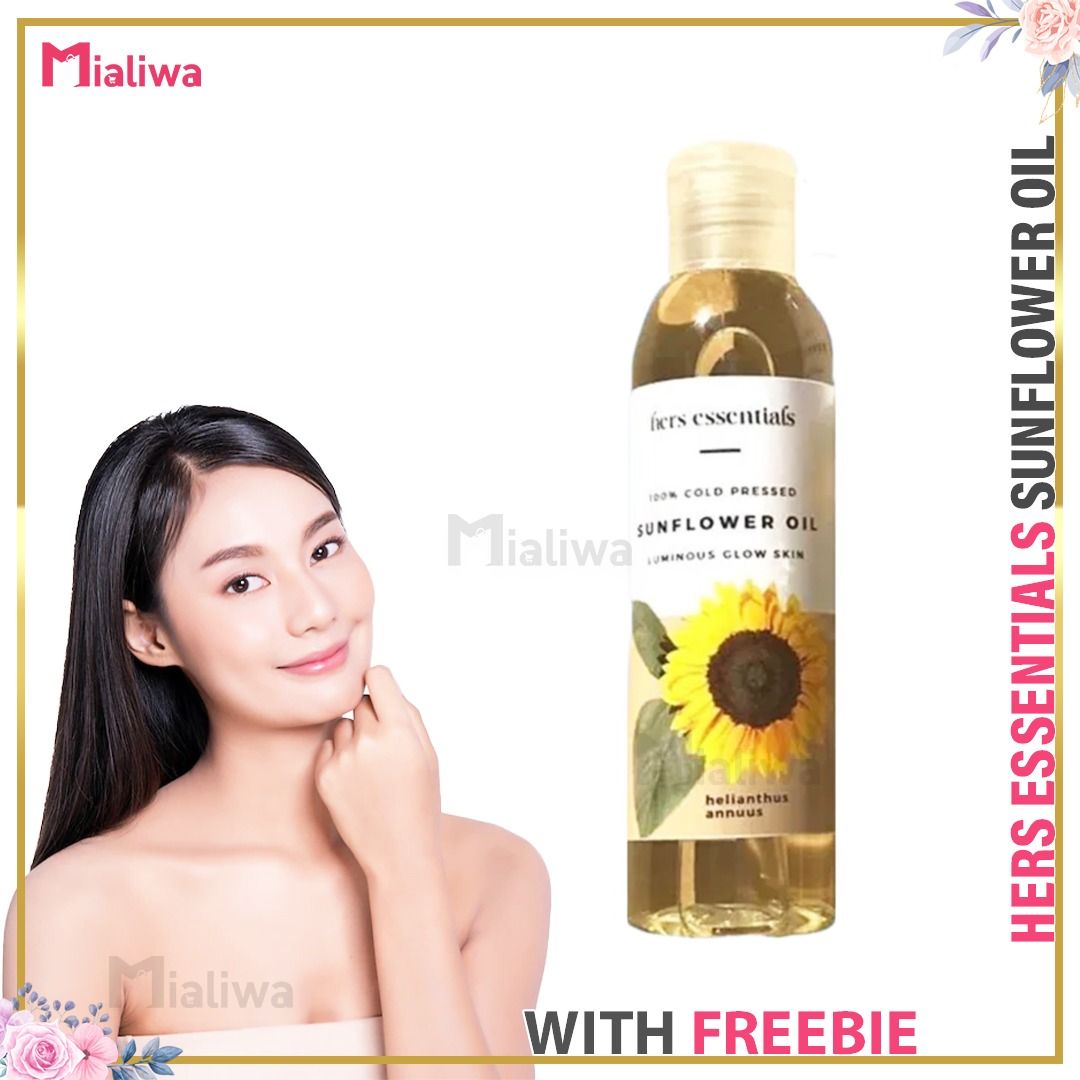 Hers Essentials Sunflower Oil 100ml, Pampaputi Whitening Brightening