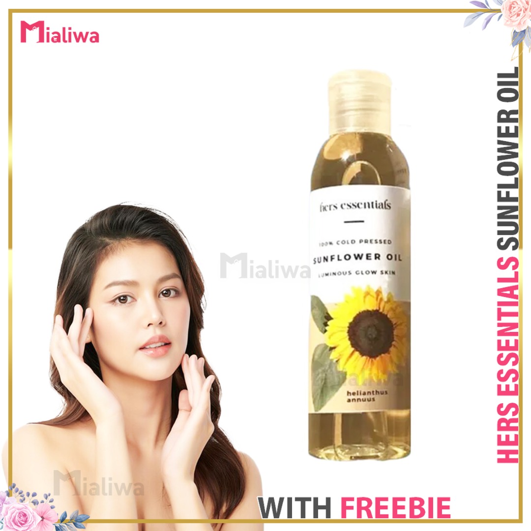 Hers Essentials Sunflower Oil 100ml, Pampaputi Whitening Brightening