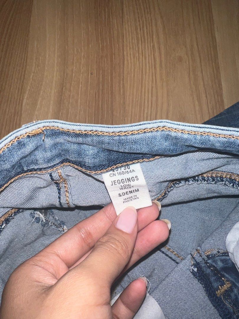 H&m jeggings deals low waist