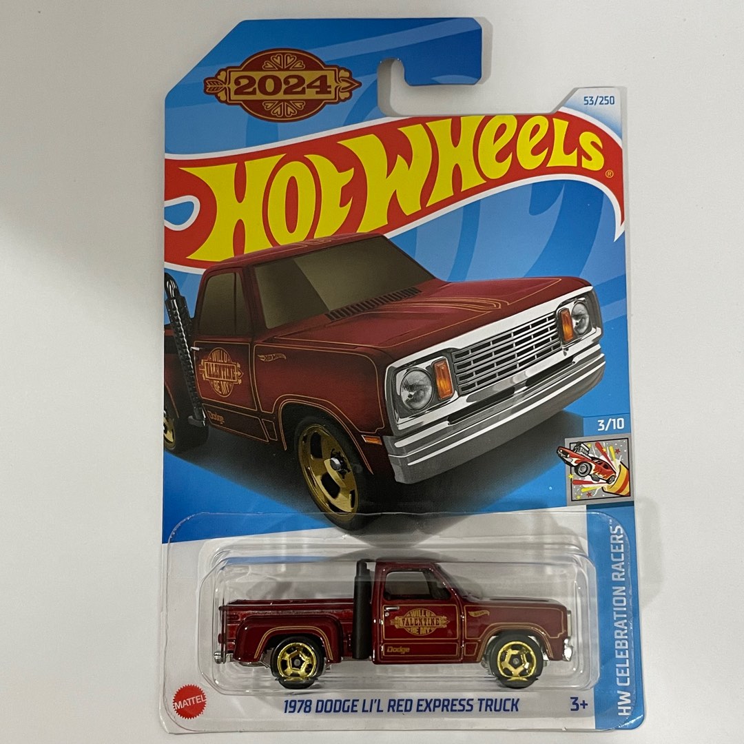 Hot wheels 78 dodge clearance lil red express pickup