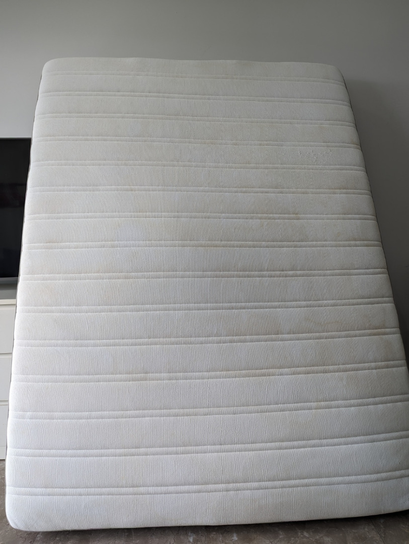 Ikea Hamarvik Sprung Mattress Clean with some water spots from storage