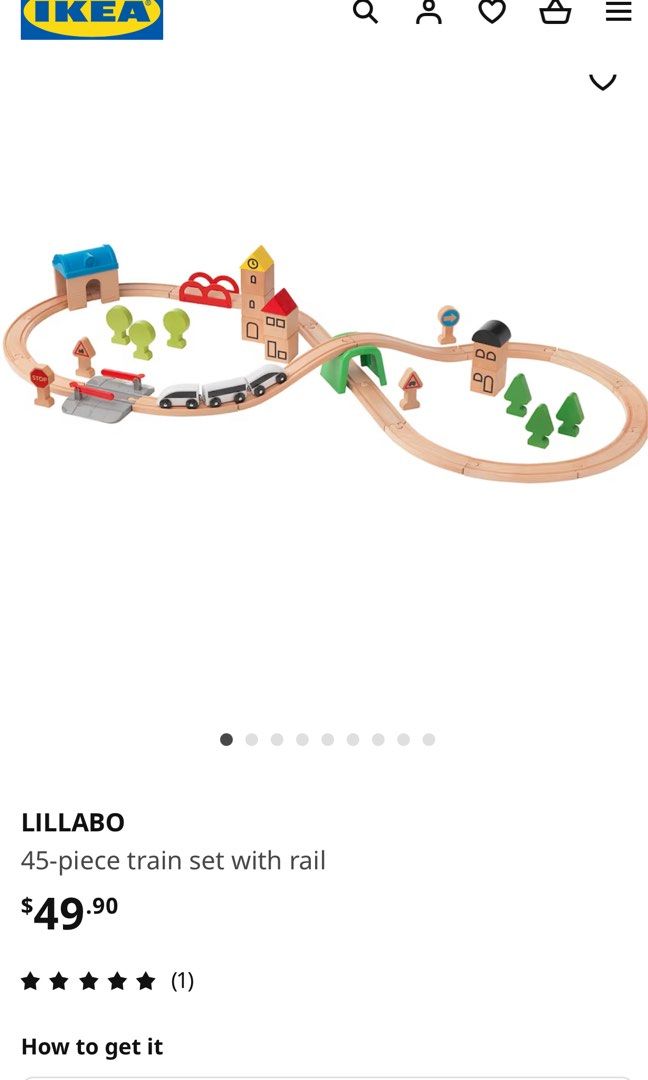 Ikea wooden train new arrivals