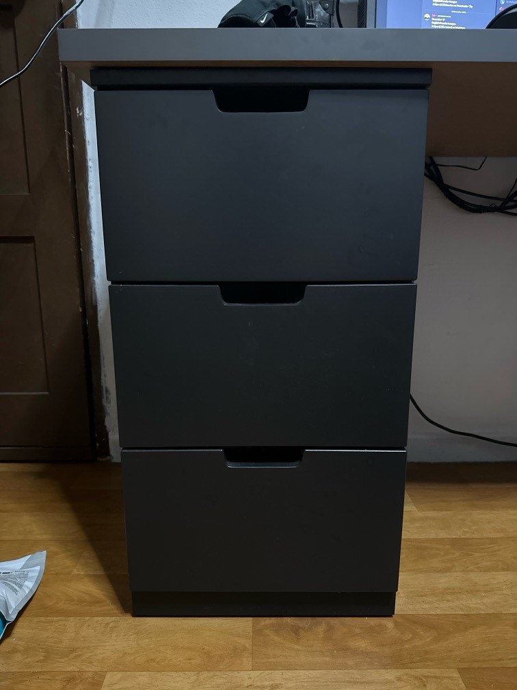 Ikea nordli modular 3 drawer chest hot sale