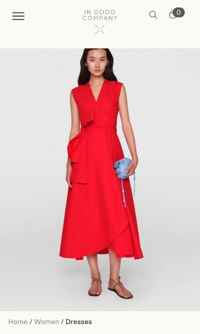open lace back dress Red Chloe Dress main image 0