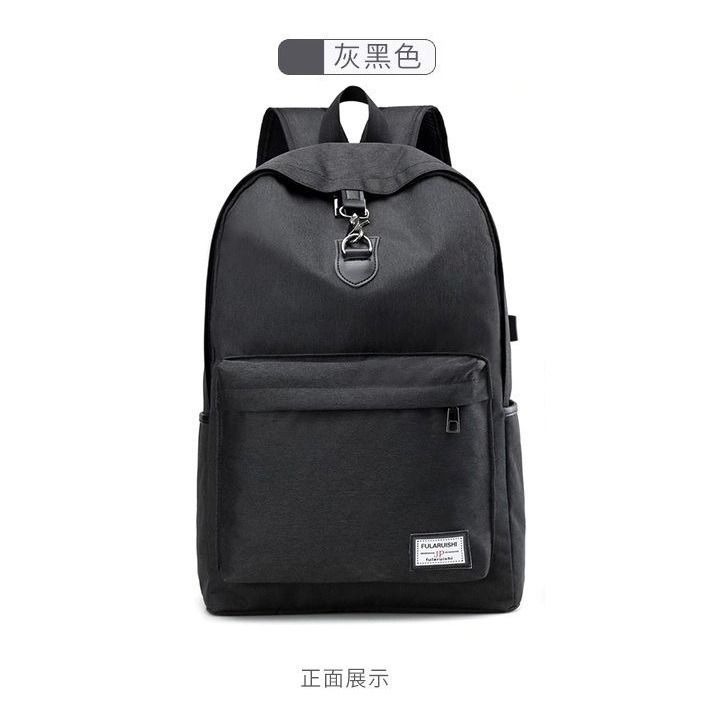 Plain canvas backpack online