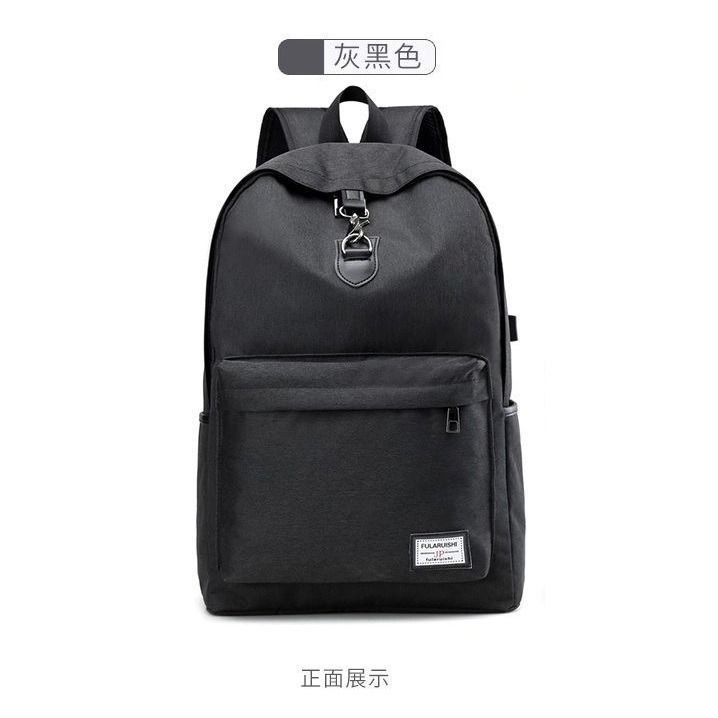 Mens black outlet canvas backpack