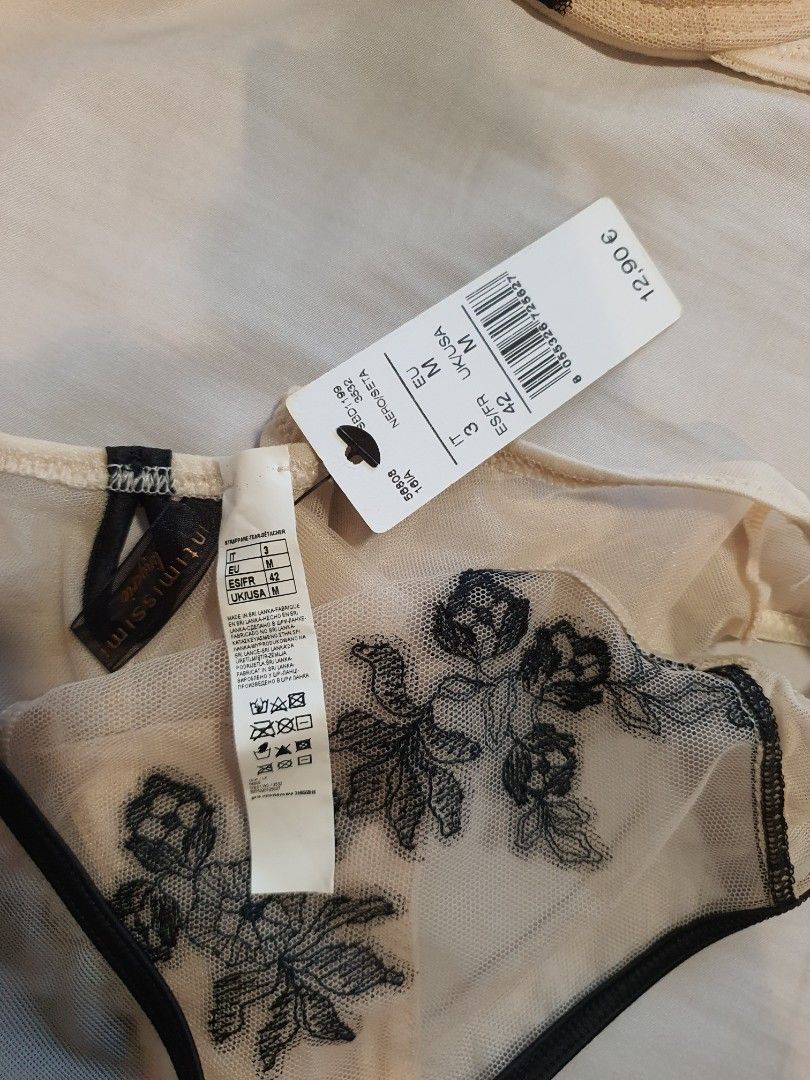Intimissimi lingerie set floral lace push up bra Women s Fashion