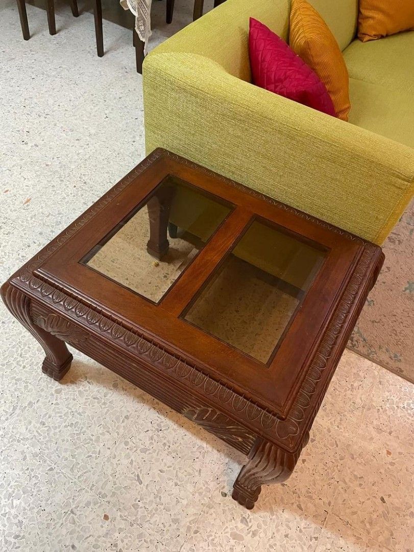 2pcs Kayu Jati Coffee & side table set Fella Design, Furniture & Home