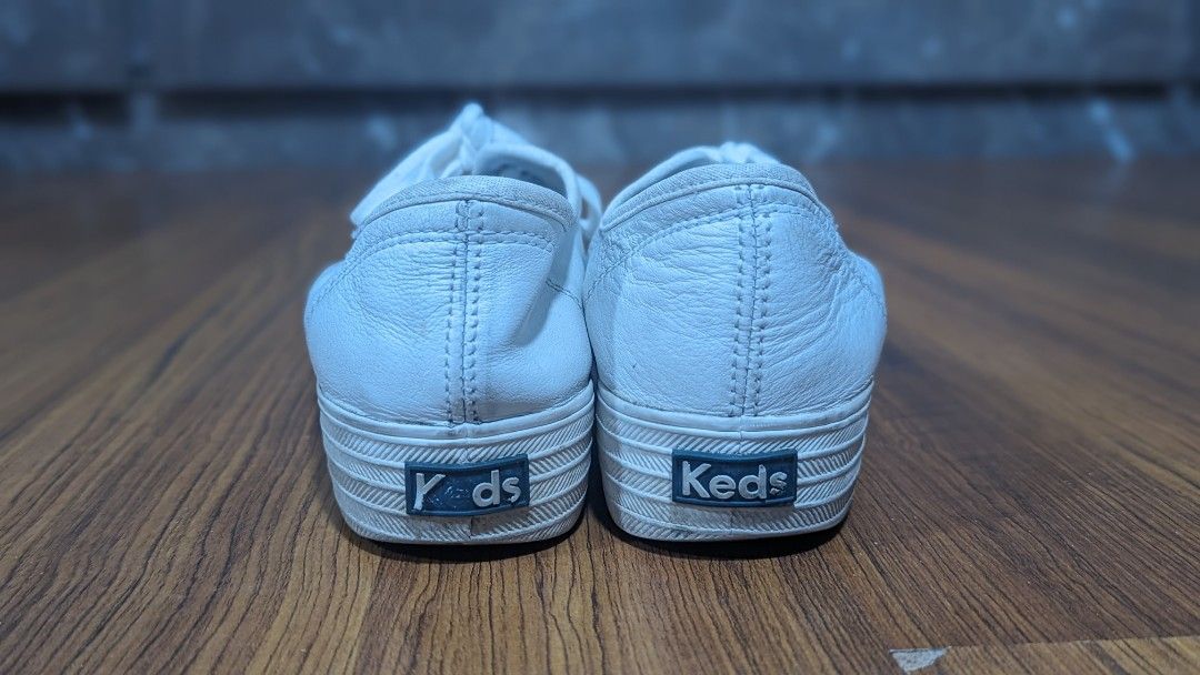 White lace up keds sale