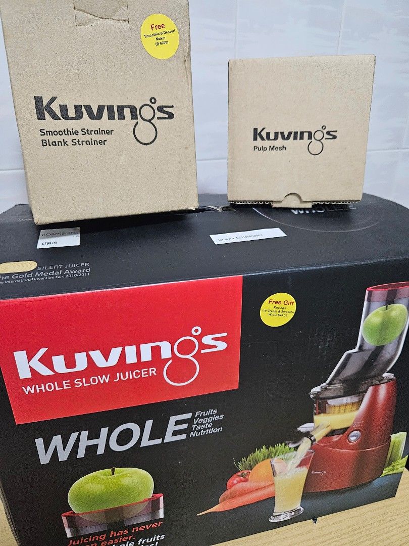 Kuvings whole slow juicer B6000s Furniture Home Living Kitchenware Tableware Cookware Accessories on Carousell