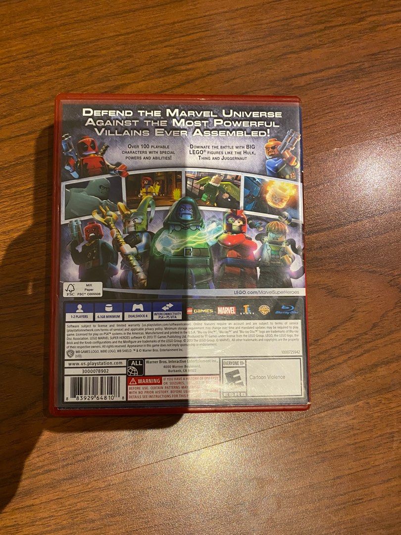 LEGO MARVEL PS4/PS5 (Category: PlayStation) located in Mandaluyong City. Submitted by hyeonxin (Listing ID 1275772892, Image 2). Description: Works on both PS4 and PS5 RFS: Not being used anymore Lalamove/Grab DM if interested .