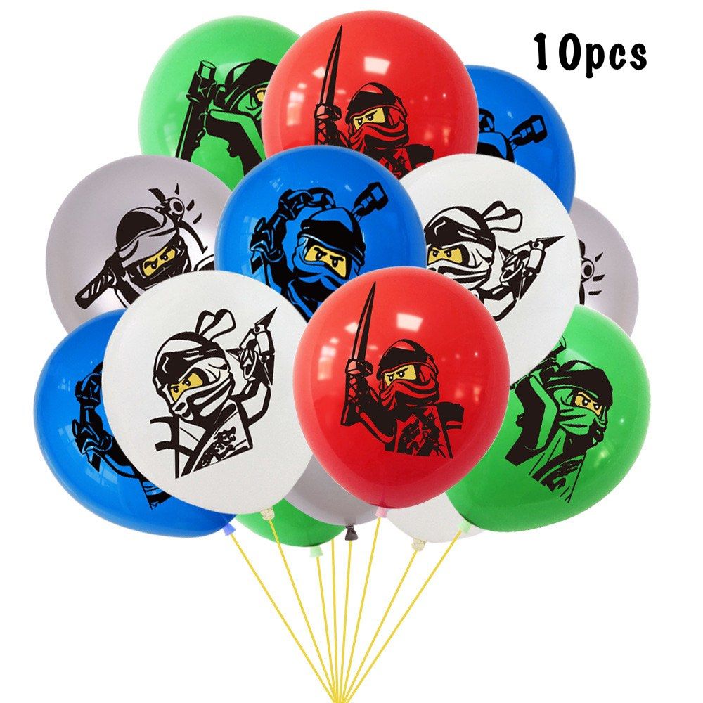 Lego Ninjago party supplies birthday party latex balloons party deco Hobbies Toys Stationery Craft Occasions Party Supplies on Carousell