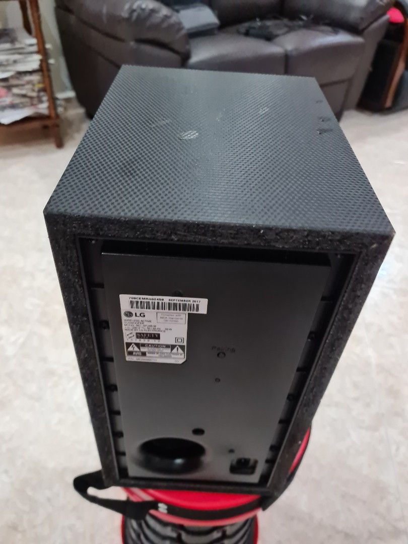 LG subwoofer SPJ4BW, Audio, Soundbars, Speakers & Amplifiers on Carousell