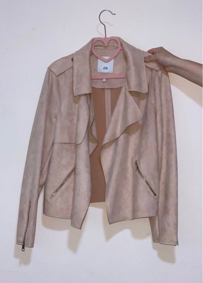 Pink suede jacket river island outlet