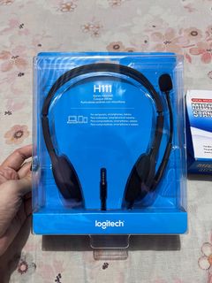 Logitech H1111 Stereo Headset Audio Headphones Headsets on