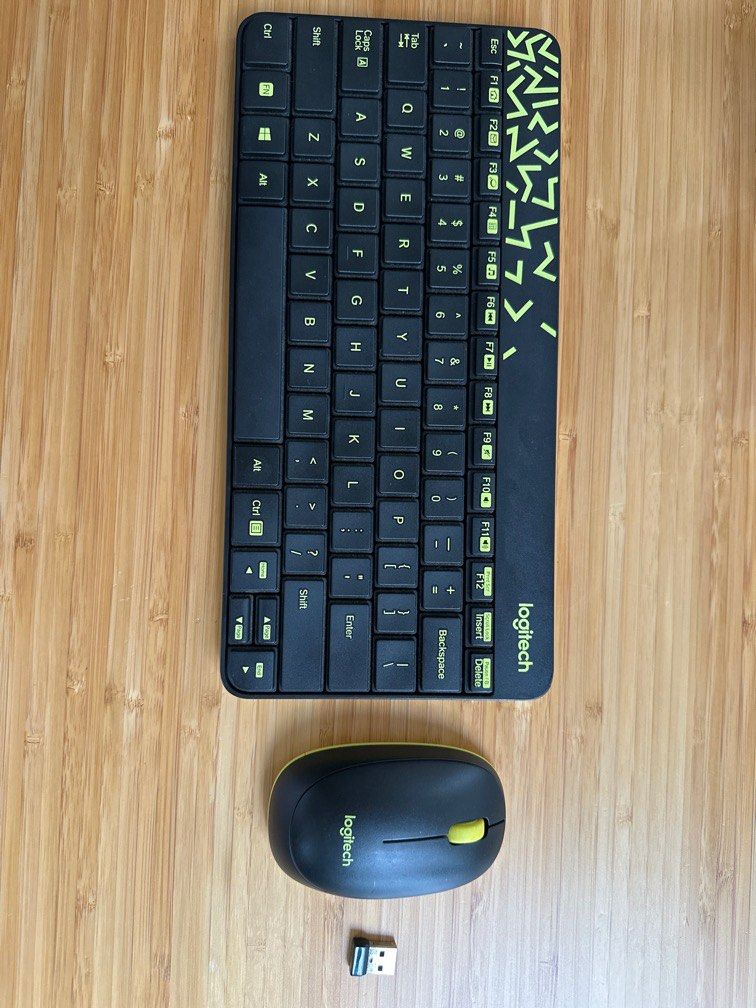 Logitech M212 wireless mouse keyboard combo with USB receiver ...