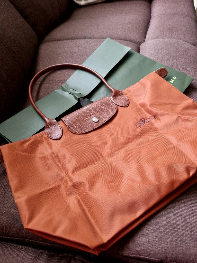 Longchamp sales cognac bag