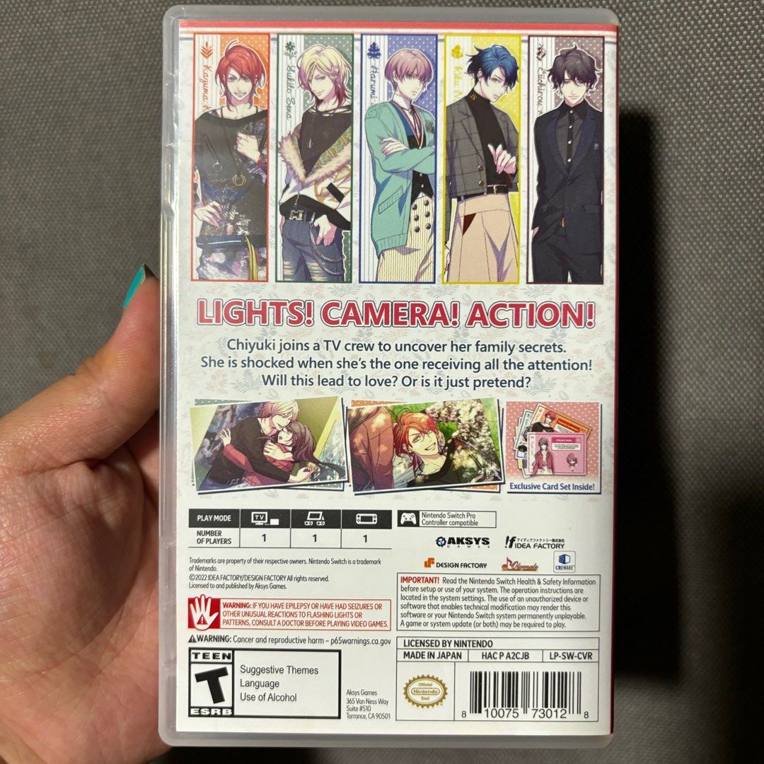 Lover Pretend Nintendo Switch Otome English Physical Cartridge Video