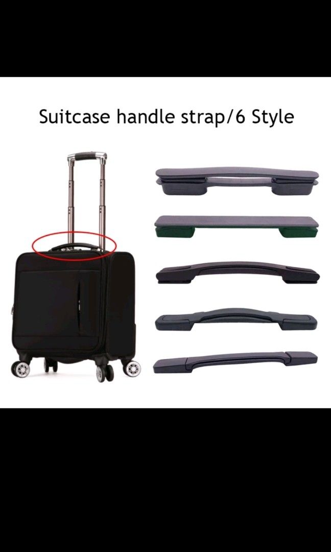 Luggage handle bag top