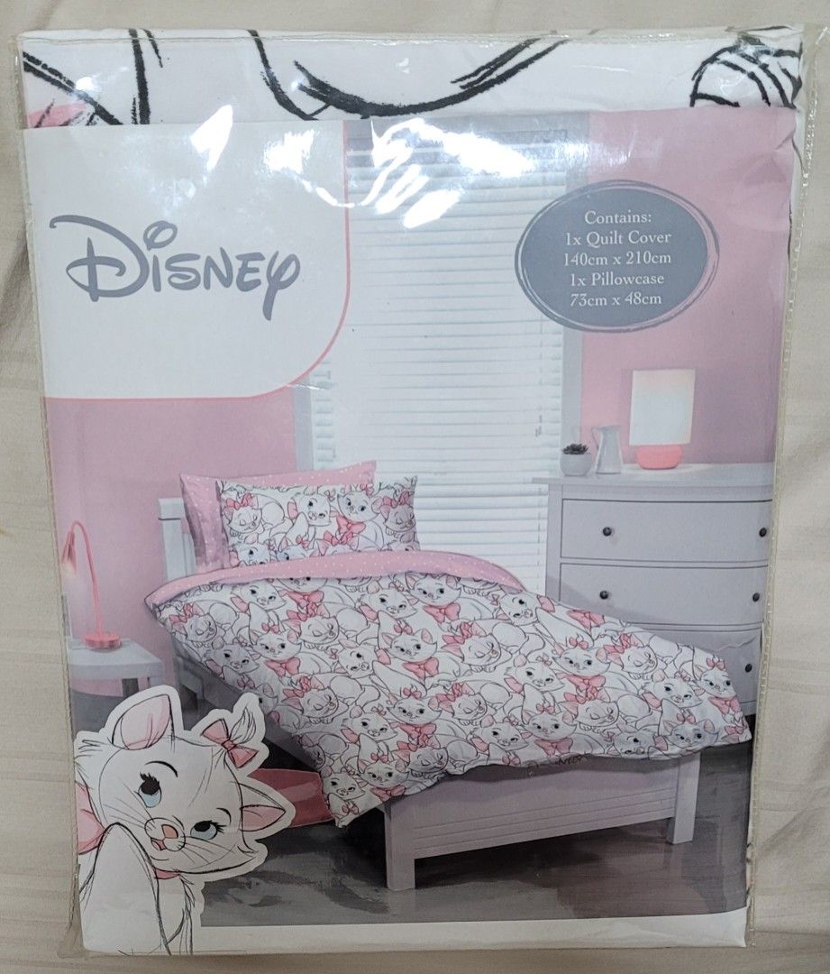 Marie Cat Single Quilt Pillow Cover Furniture Home Living