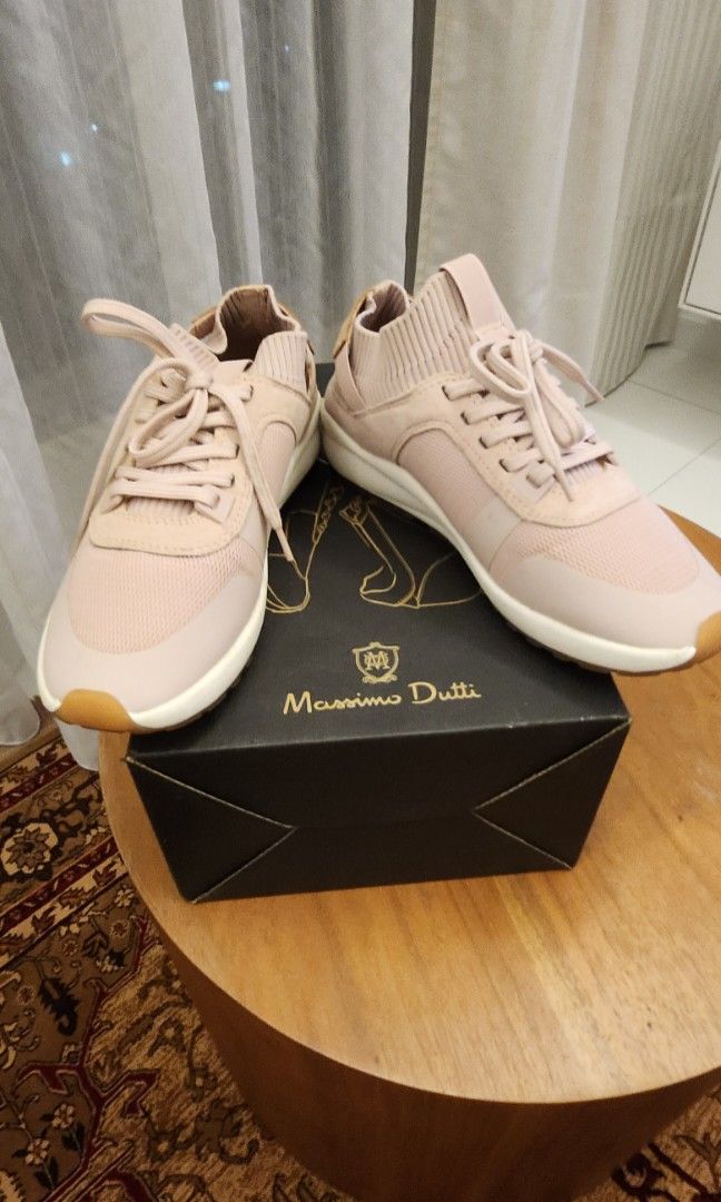 Massimo dutti clearance leather sneakers