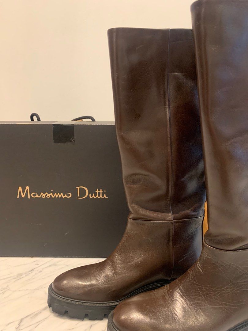 Massimo dutti hotsell knee high boots