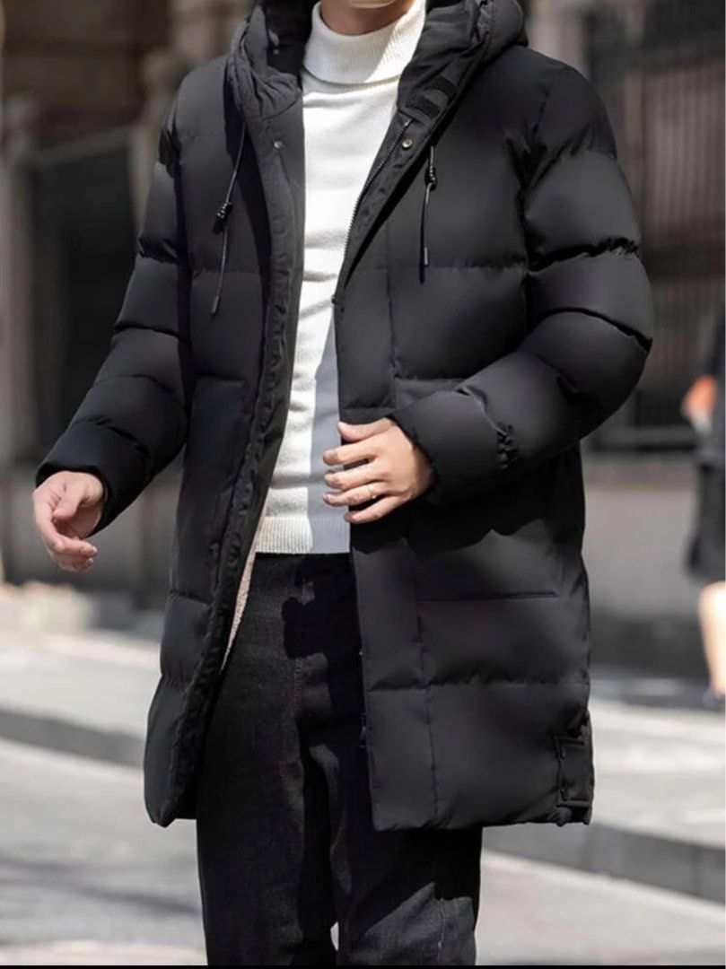 Mens black clearance padded coat
