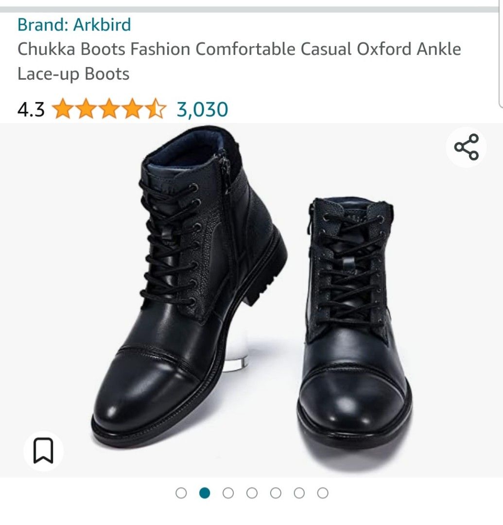 Genuine leather clearance chukka boots