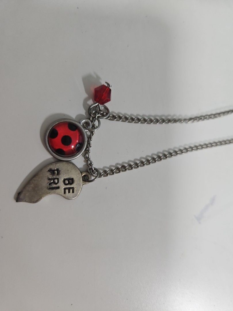 Miraculous ladybug best friend necklace