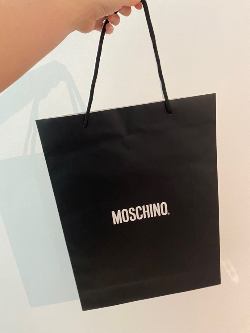 Moschino paper bag online
