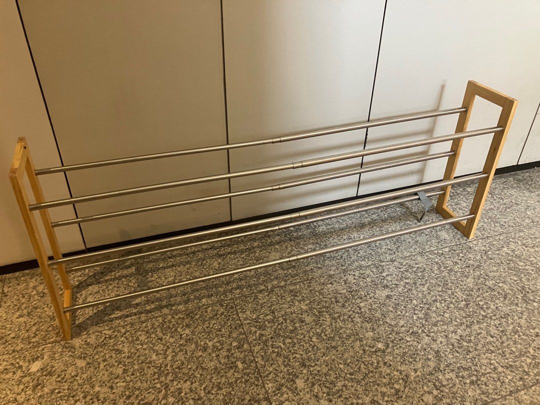 Muji expandable shoe rack, Furniture & Home Living, Furniture, Shelves ...