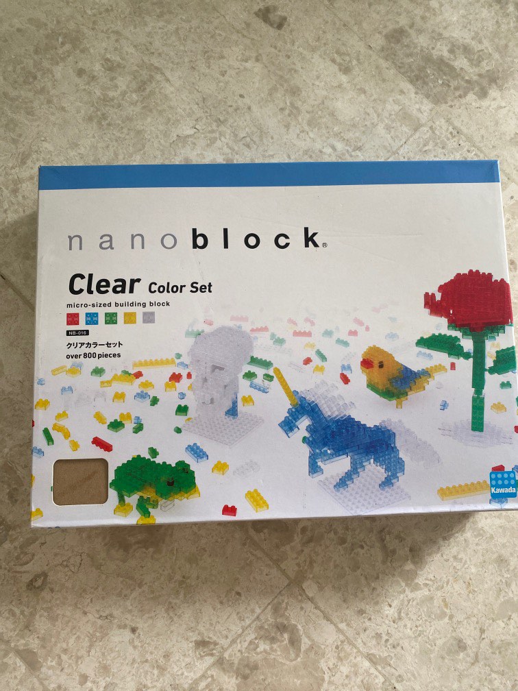 Nanoblock clear color hotsell set