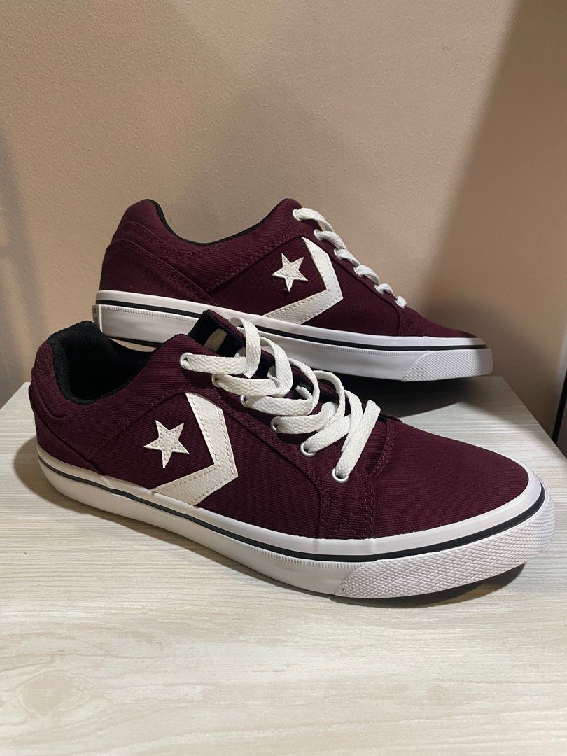 Converse star store player ox burgundy