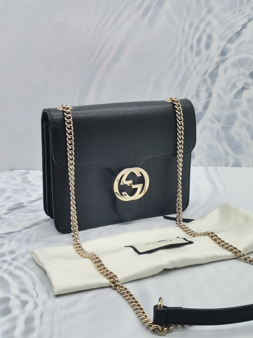 Gucci black crossbody sale discount