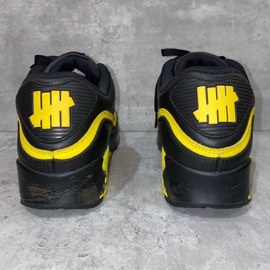 Nike air max 90 undefeated black optic yellow store