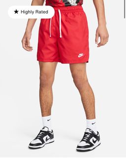 Red nike hotsell mens shorts