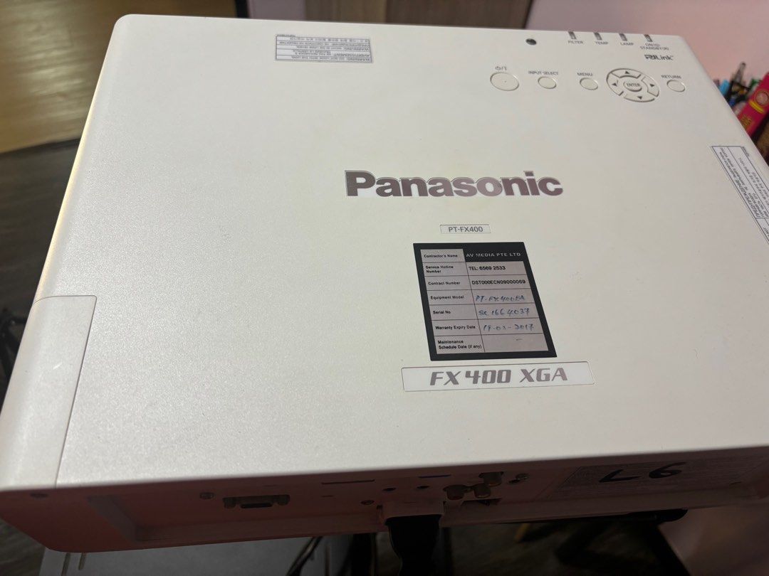 Panasonic PTFX400 projector with Stand., TV & Home Appliances, TV