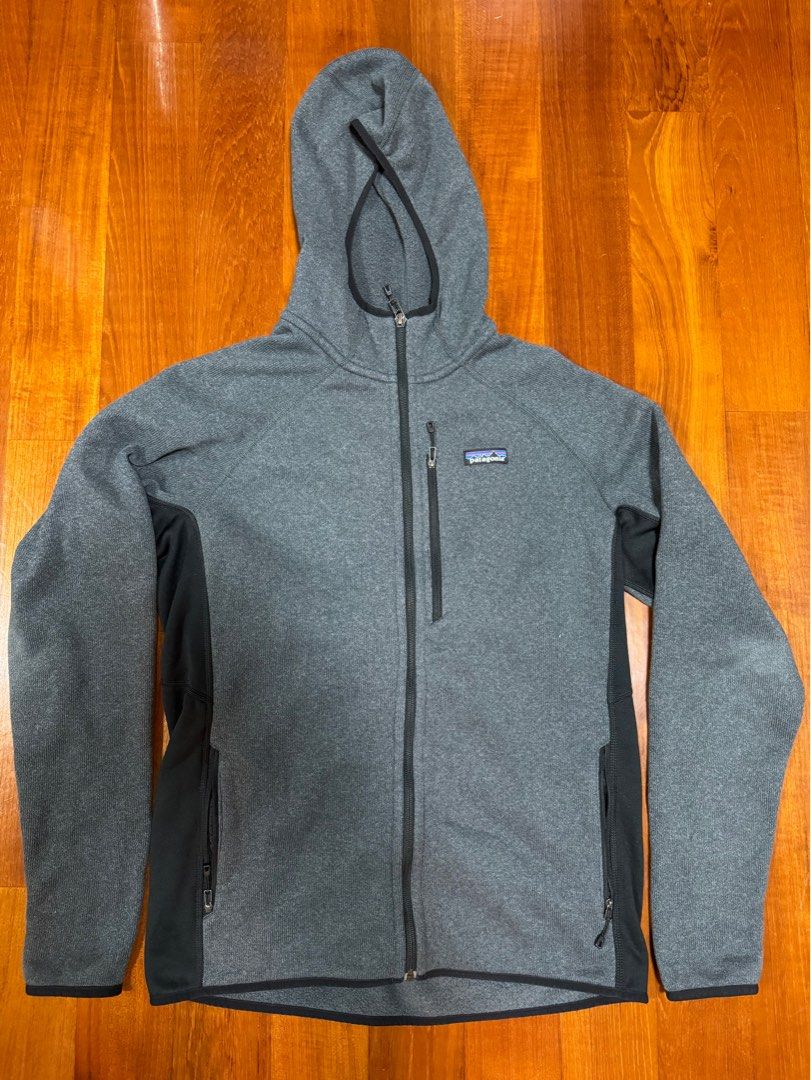 Patagonia Performance Better Sweater Hoody Forge Grey With Black L