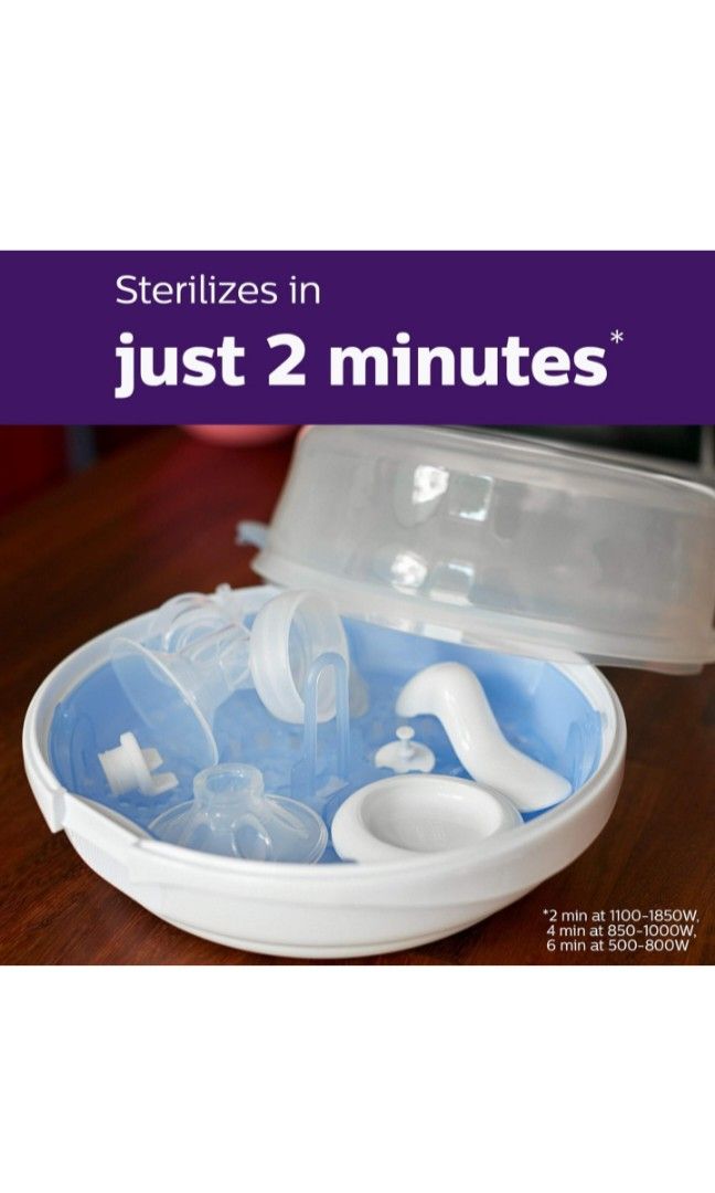 Philips Avent Microwave Steriliser Babies Kids Nursing