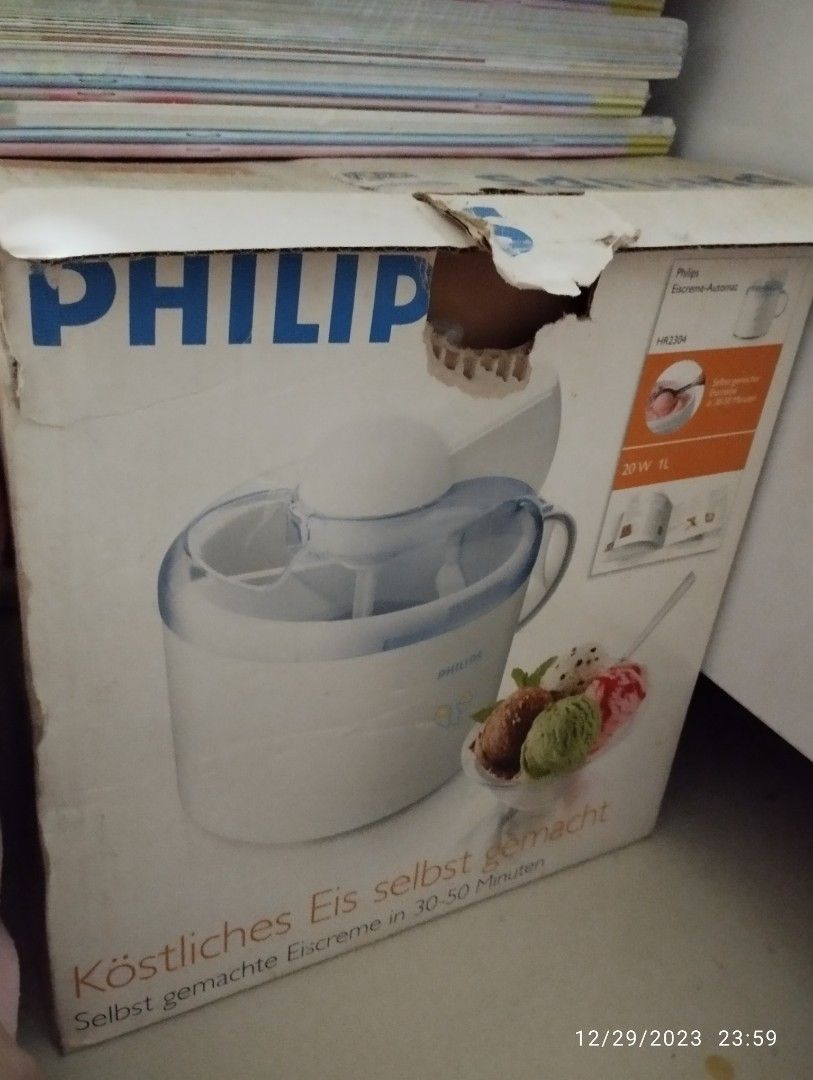 Philips ice cream maker hr2304 deals