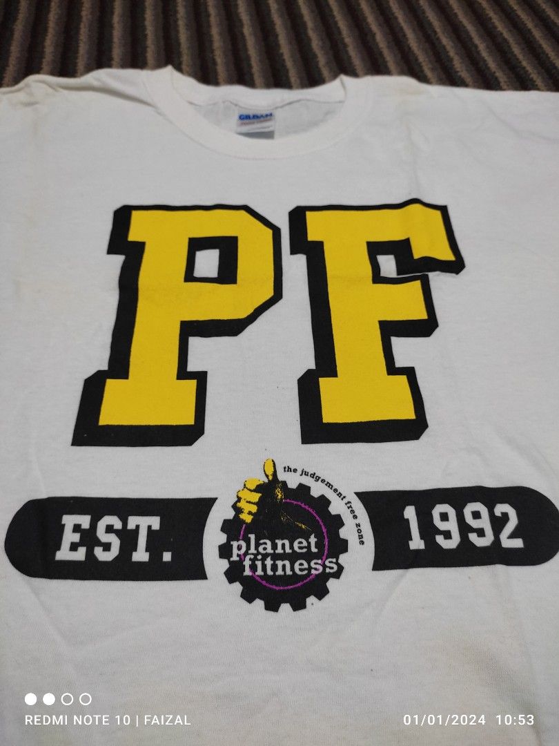 Planet fitness free t shirt discount