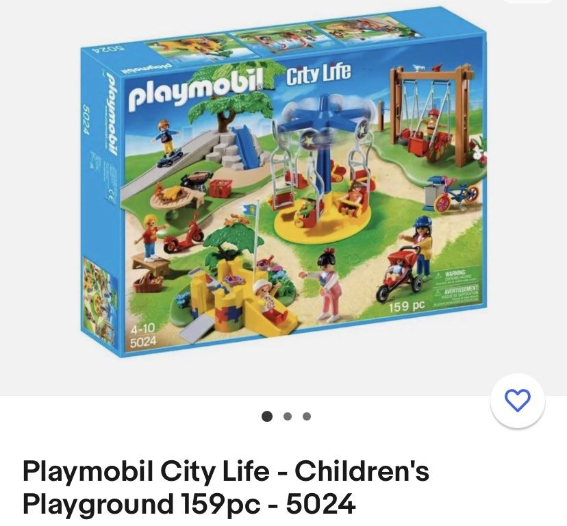 Playmobil city life children's playground deals