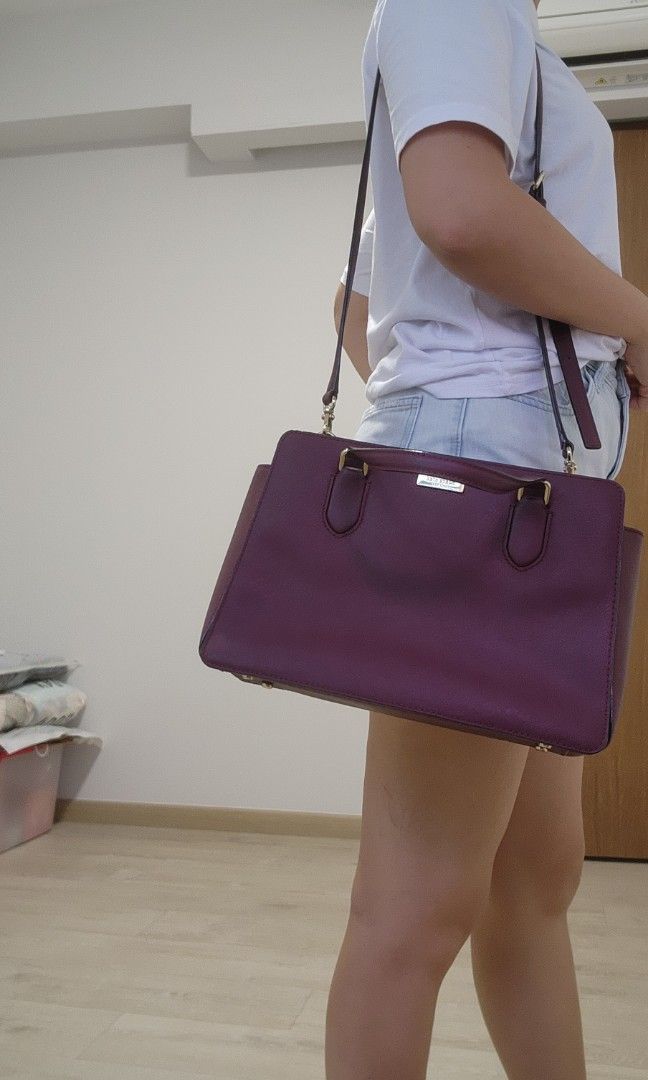 Kate spade plum handbag top