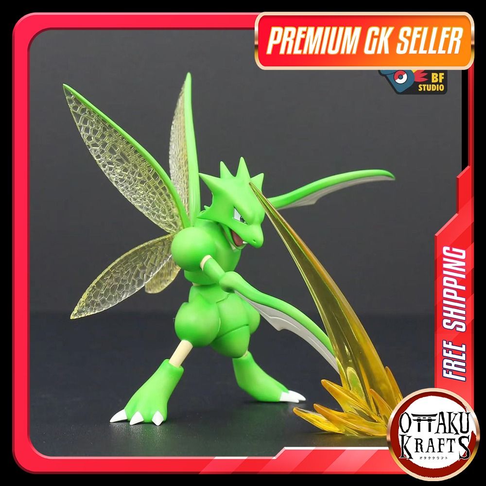 Pokemon Scyther BF Studio FREE Shipping PO GK Figurine