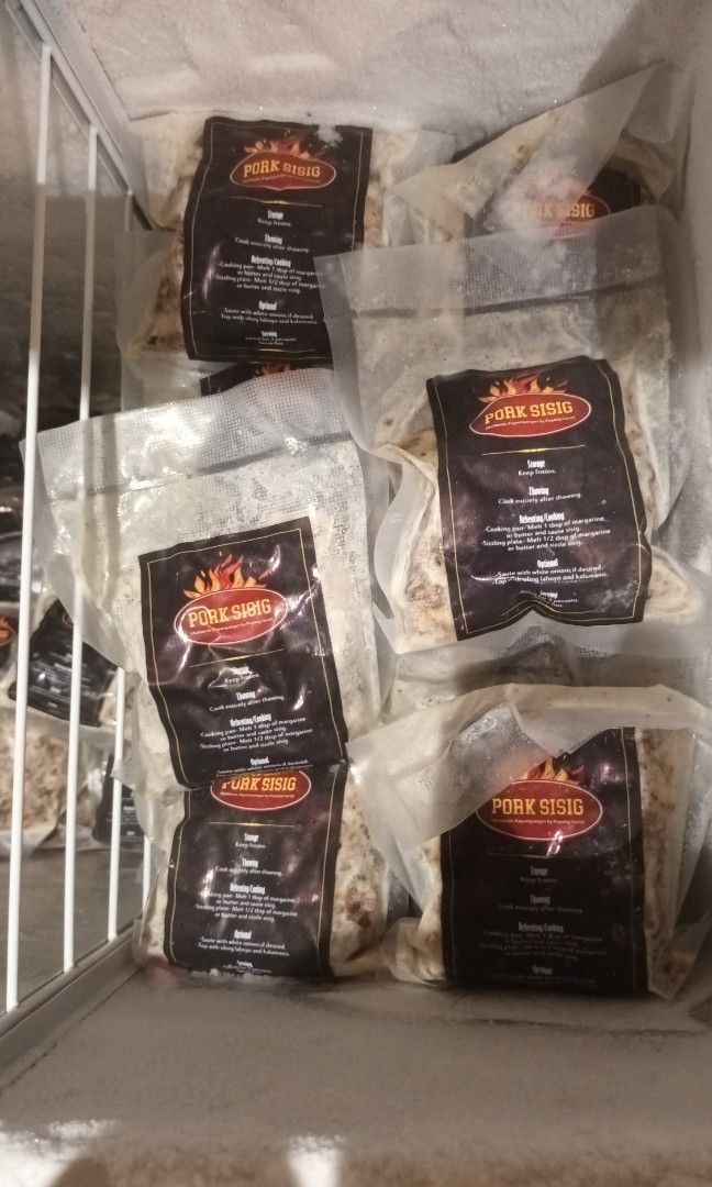 Pork Siaig Made in Pampanga (Category: Packaged & Instant Food) located in Manila. Submitted by julie_pc (Listing ID 1275703482, Image 1). Description: “Ready-to-serve” Pork Sisig from Koyang Lucio! Fresh from Angeles City, Pampanga, home of the original Sisig… ✔️SRP P300.00 ✔️Home-made ✔️Vacuum-packed ✔️Freshly frozen ✔️Steps for re-heating or re-cooking on the pack ✔️Good for 2-3 persons ✔️Insulated pouch ✔️Payment Mode: Cash, Gcash, BDO ✔️Pick
